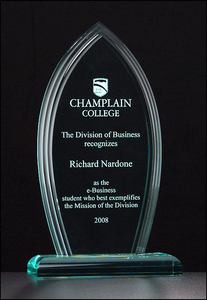 Flame Series Polished Acrylic Award 2