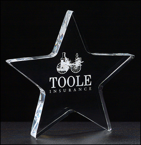 Star Acrylic Paperweight