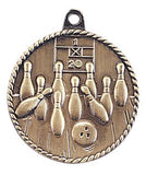 Bowling Pin Medal - 2"