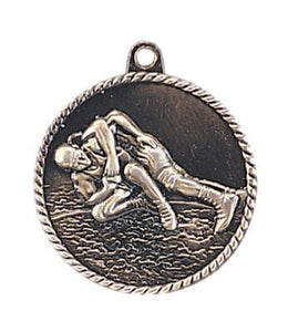 Wrestling Pin Medal - 2"