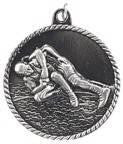Wrestling Pin Medal - 2"