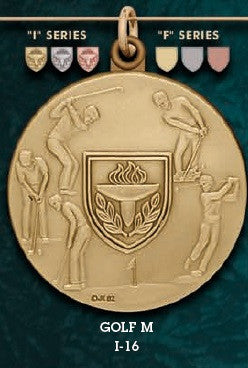 Golf M. Medal – 1-3/4”