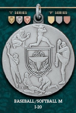 Baseball M. Medal – 1-3/4”