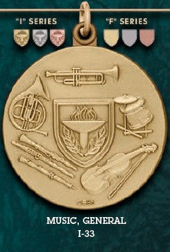 Music Medal – 1-3/4”