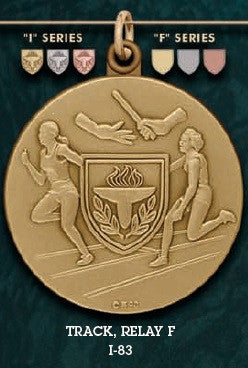 Track Relay F. Medal – 1-3/4”