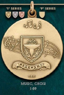 Music Choir Medal – 1-3/4”