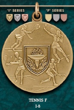 Tennis F. Medal – 1-3/4”