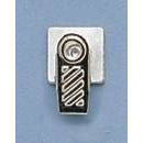 Bulldog clip attachment option for custom laser engrave plastic name badge