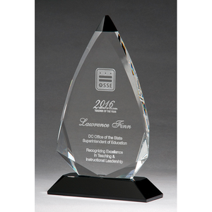 Arrow Shaped Crystal Award