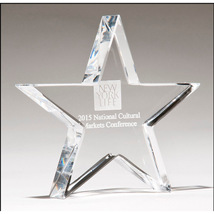 Crystal Star Paperweight