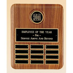 10-1/2" x 13" Perpetual Plaque with 12 Plates